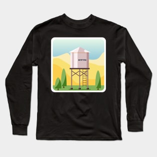 Winters Water Tower Long Sleeve T-Shirt